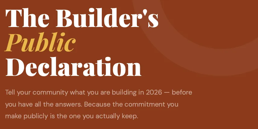 The Builder’s Public Declaration cover